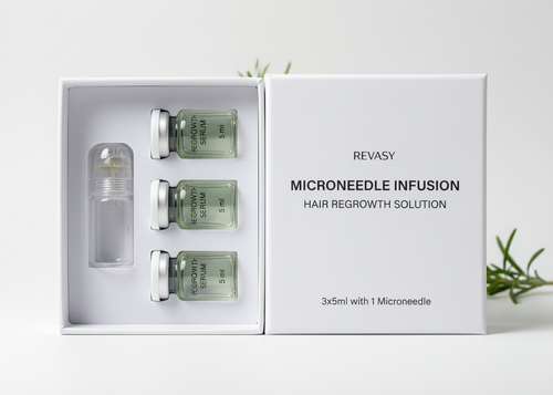 REVASY INFUSE Microneedle Infusion Hair Regrowth Solution.