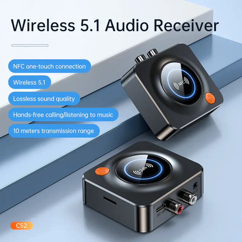 Bluetooth 5.1 Audio Receiver with NFC Connection