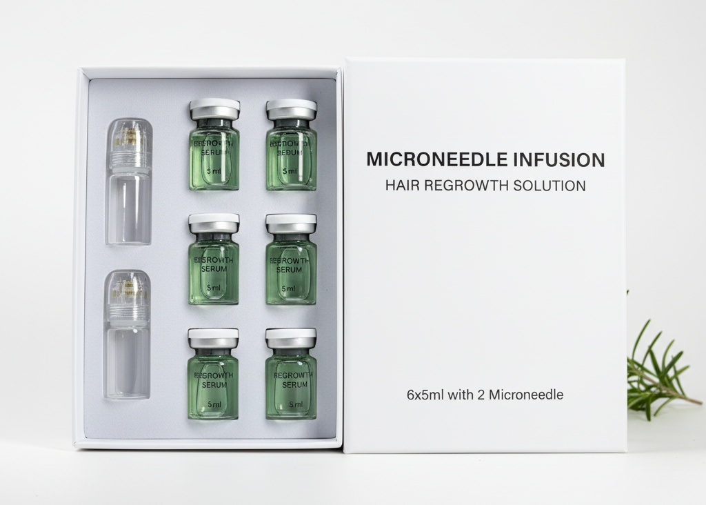 REVASY INFUSE Microneedle Infusion Hair Regrowth Solution.