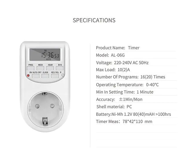 European Style Timed Smart Socket